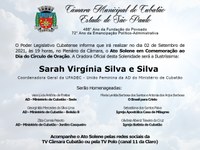 Ato Solene dedicado ao Dia do Círculo de Oração (02/09 - 19h)