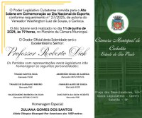 Ato Solene em Comemoração ao Dia Nacional do Esporte