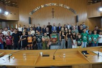 Batoré apresenta moção de aplausos a goleiro do Atlético Mineiro que iniciou jornada em Cubatão 