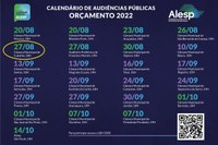 Câmara de Cubatão sedia Audiência Pública sobre o Orçamento Estadual de 2022