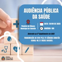 Câmara promove Audiência Pública da Saúde na próxima segunda-feira 