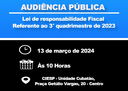 Câmara promove Audiência Pública de Finanças nesta quarta (13)