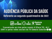 Câmara promove Audiência Pública de Saúde na próxima sexta (30)