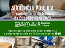 Câmara promove audiência pública sobre  Lei Orçamentária de Cubatão 