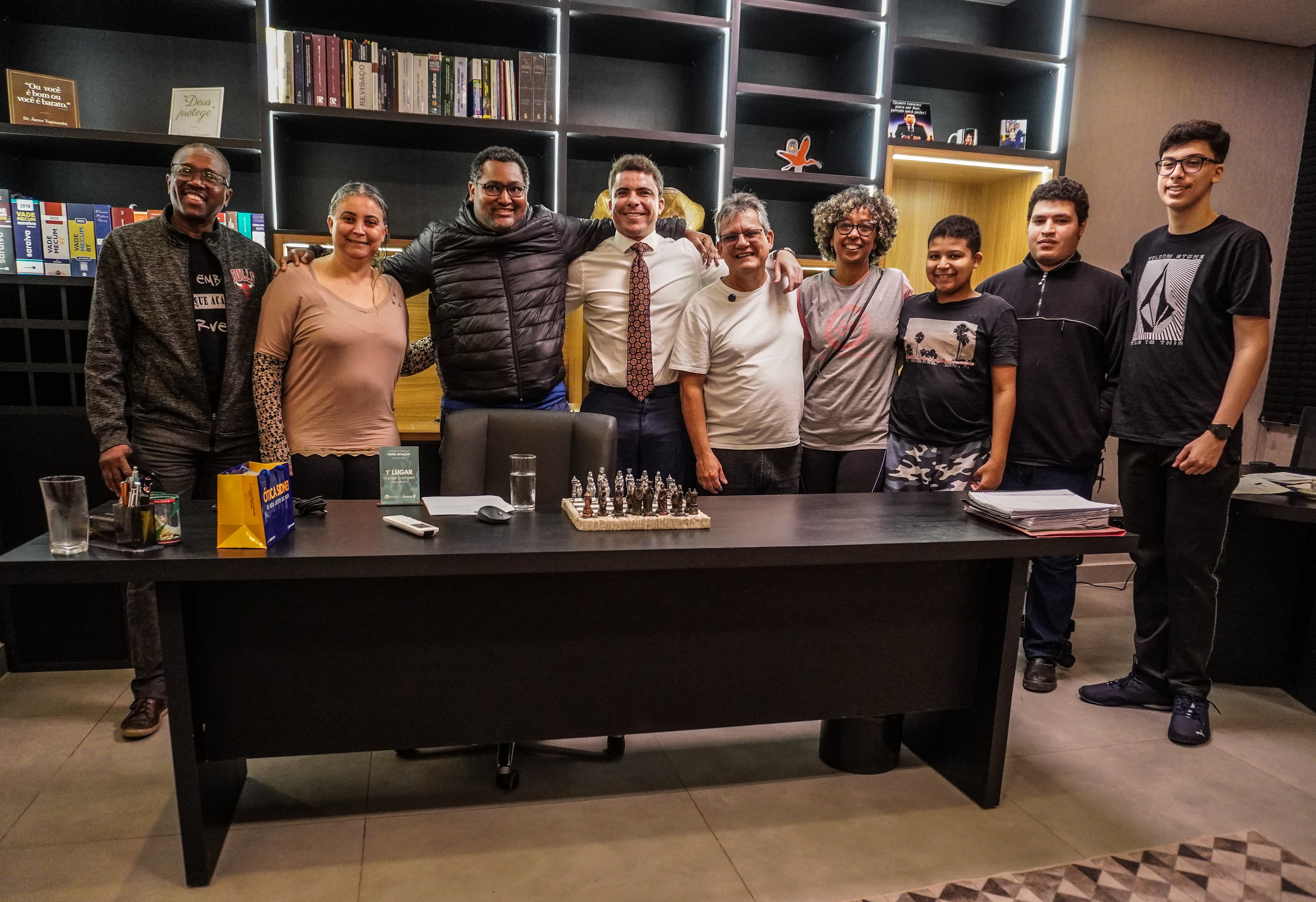 Câmara recebe representantes do Clube de Xadrez para discutir incentivo ao projeto