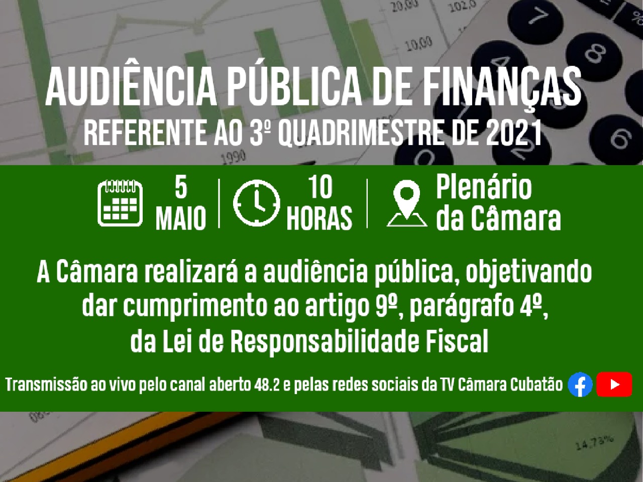 Comissão de Finanças e Orçamento realiza audiência pública nesta quinta (5)