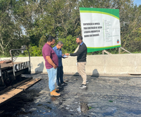 Comissão que fiscalizou as obras no acesso à Ilha Caraguatá reforça pedido de passarela de pedestres no projeto