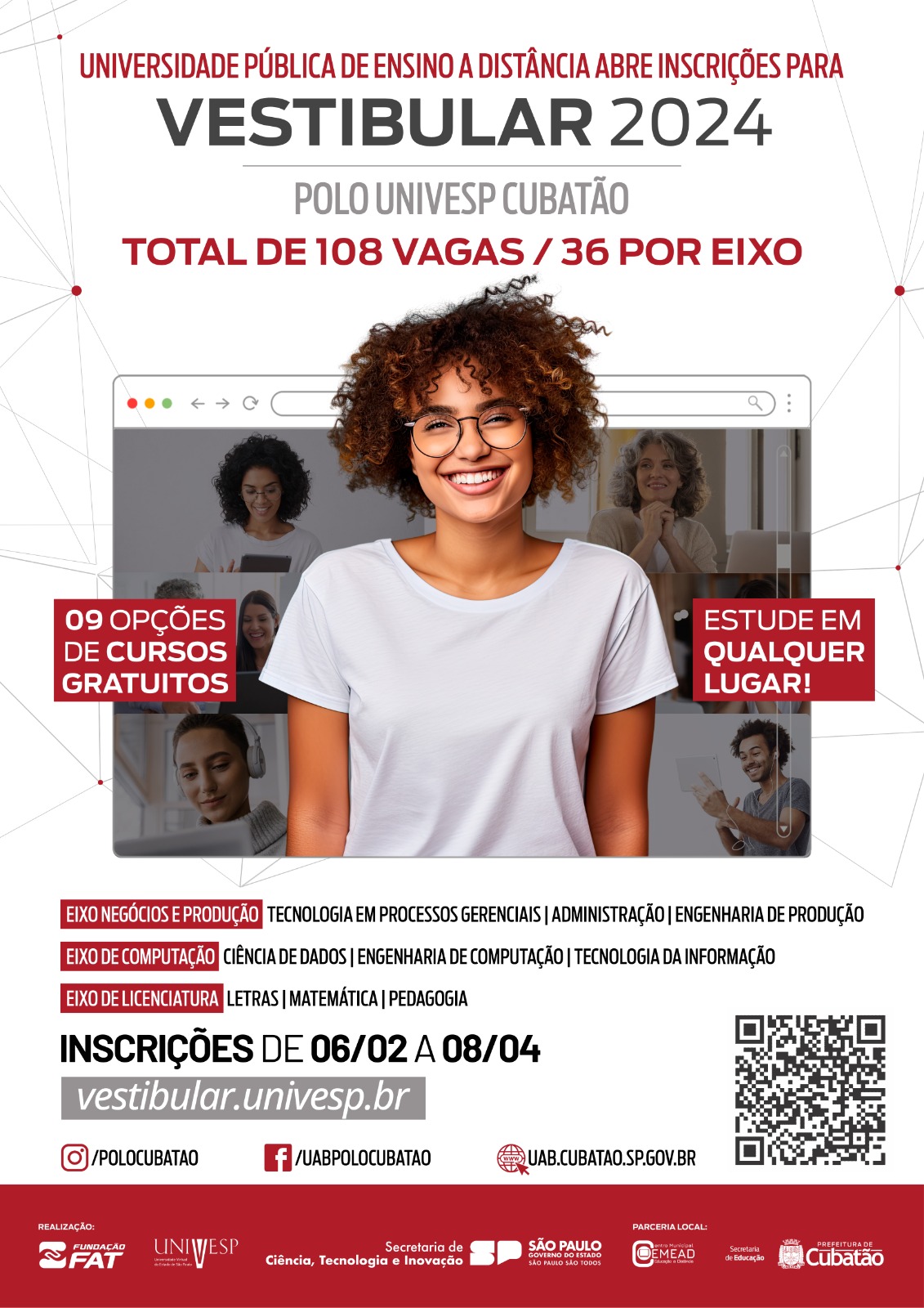 Vestibular UNIVESP 2024 — Câmara Municipal de Cubatão
