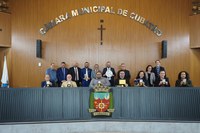 Em solenidade, Zeca Rodrigues diz que Teatro Municipal se chamará Zanzalá