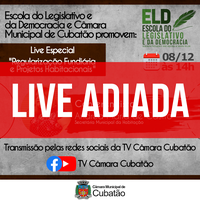 Escola do Legislativo e da Democracia promove live sobre habitação e regularização fundiária