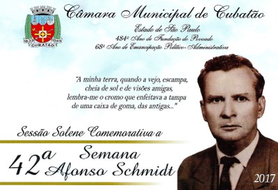 Sessão Solene - 42ª Semana Afonso Schmidt