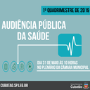 Audiência Pública da Saúde - 1º Quadrimestre de 2019