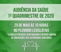 Audiência Pública da Saúde ocorre na próxima sexta (29)