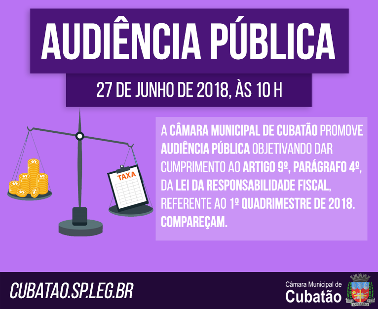 Audiência Pública de Finanças 