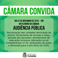 Audiência Pública - Educação de Cubatão
