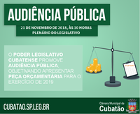 Audiência Pública Orçamento 2019