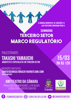 Câmara abriga seminário que discutirá o marco regulatório do terceiro setor