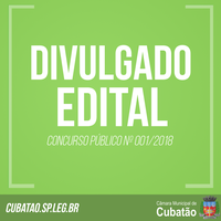 Câmara de Cubatão abre inscrições para Concurso Público