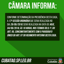 Câmara realiza Sessão Ordinária nesta segunda (4) 