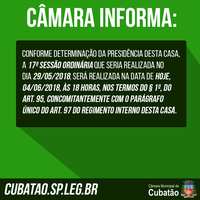 Câmara realiza Sessão Ordinária nesta segunda (4) 