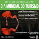 Câmara promove Ato Solene em Homenagem ao Dia Mundial do Turismo