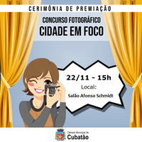 Câmara promove cerimônia de premiação do Concurso "Cidade em Foco"