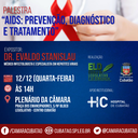 Câmara realiza palestra sobre prevenção e tratamento da Aids