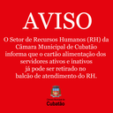 Cartão alimentação