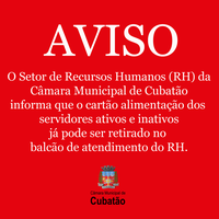 Cartão alimentação