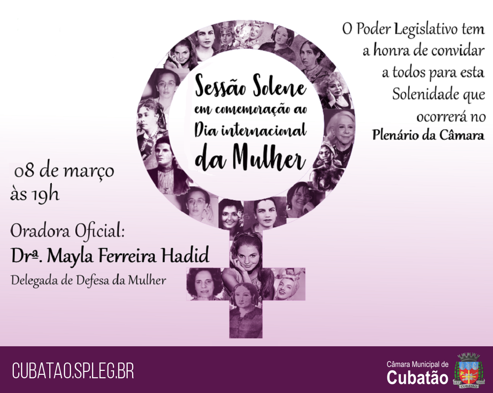 Sessão Solene - Dia Internacional da Mulher 