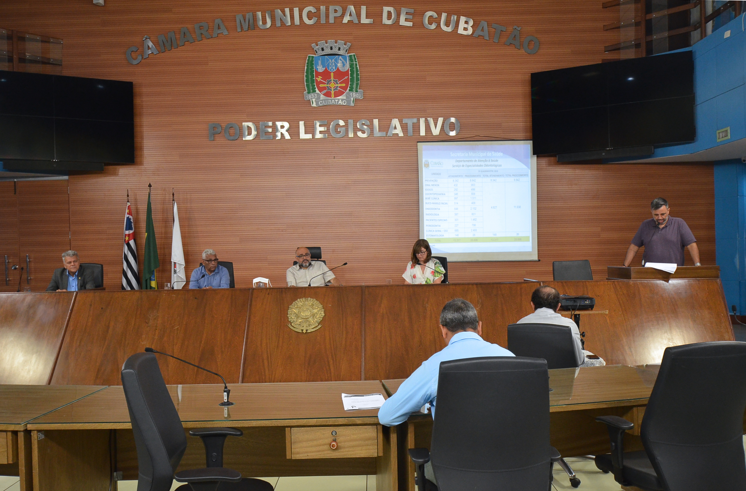 Em audiência pública, secretária de saúde responde a questionamentos dos vereadores