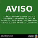 Horário de expediente 14/12 