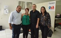 Institucional: Presidente da Câmara visita OAB-Cubatão