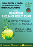 No Dia Mundial do Meio Ambiente, Câmara discutirá redução de resíduos sólidos