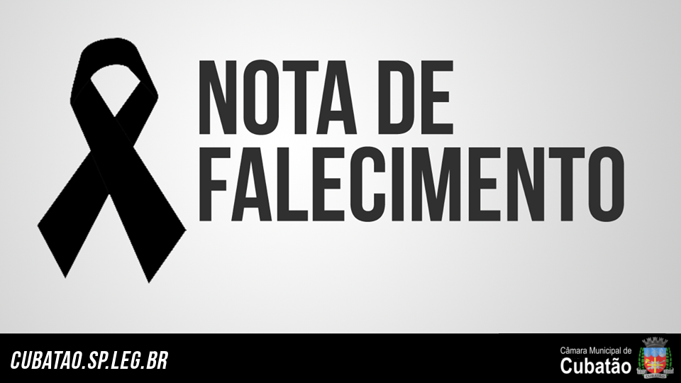Nota de Falecimento