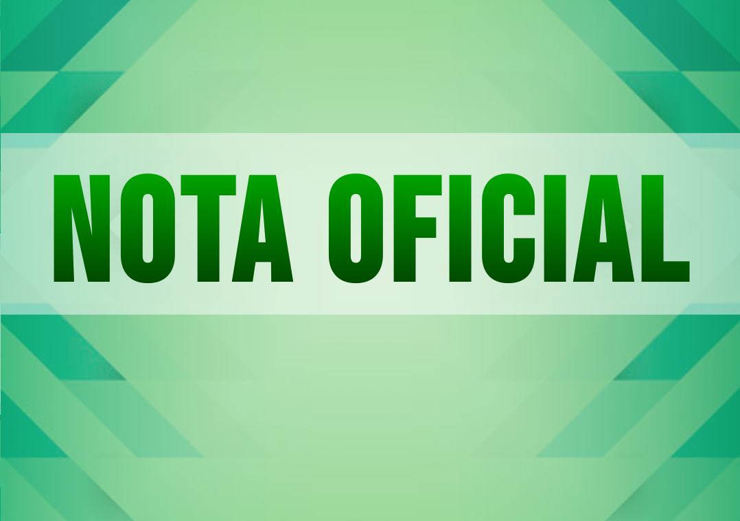 Nota Oficial: Coronavírus 