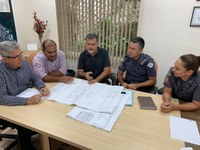 Presidente da Câmara discute nova companhia da PM no Ciesp