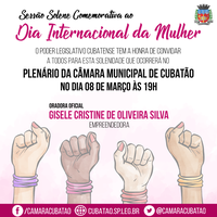 Sessão Solene - Dia Internacional da Mulher 
