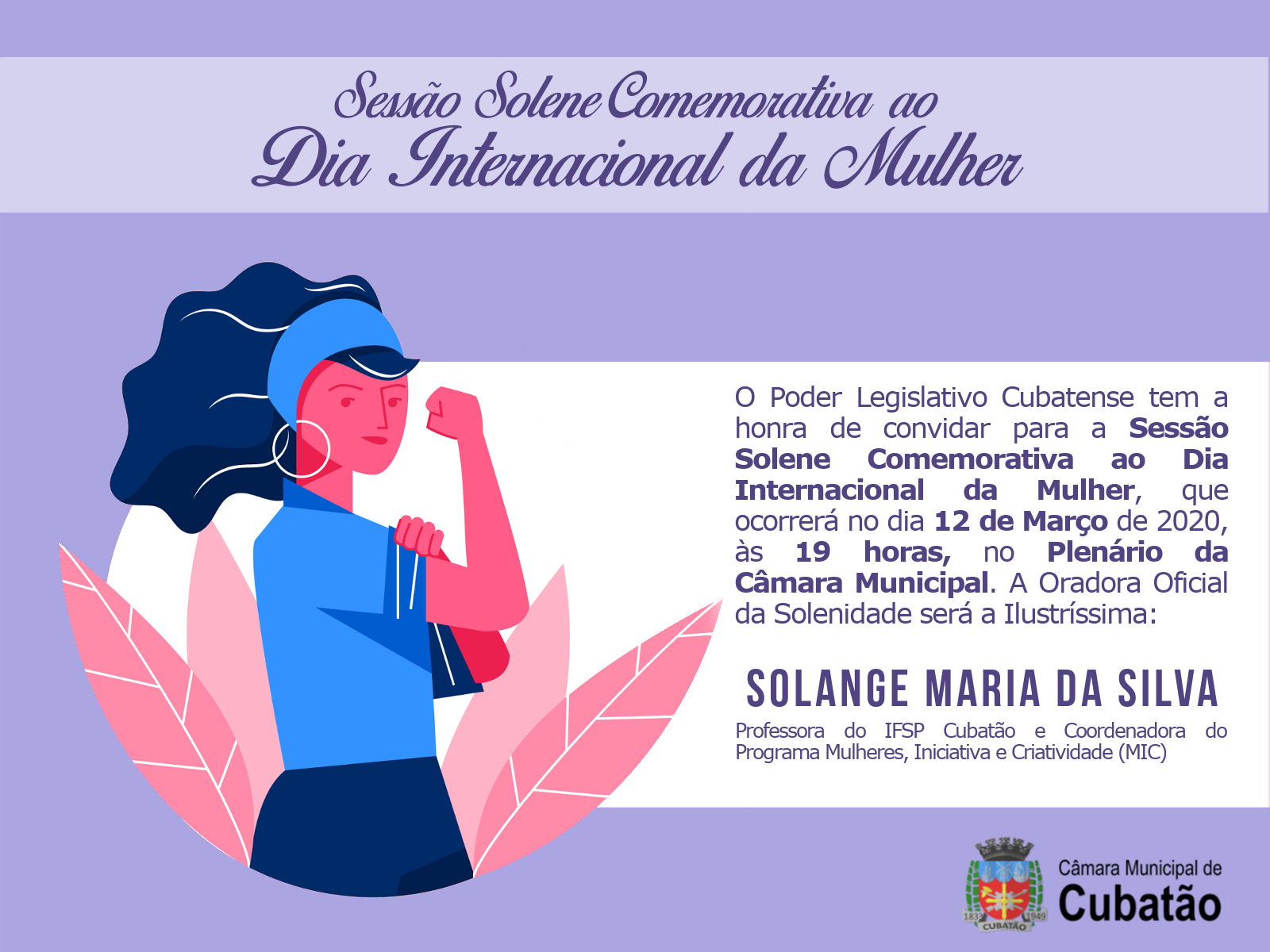 Sessão Solene - Dia Internacional da Mulher 