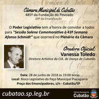 Sessão Solene - Semana Afonso Schmidt