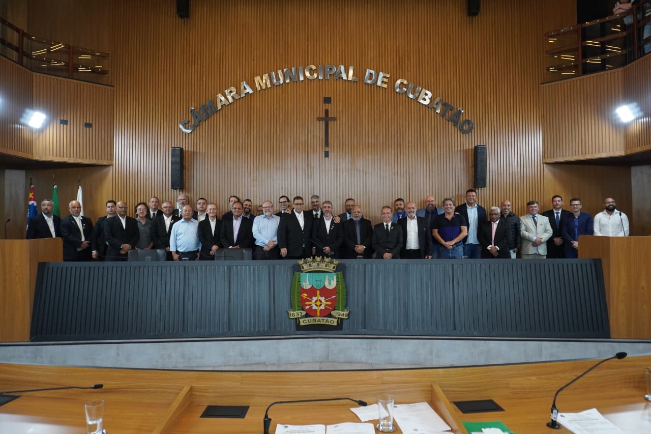 Moção de Aplausos: Tinho presta homenagem às Lojas Maçônicas de Cubatão