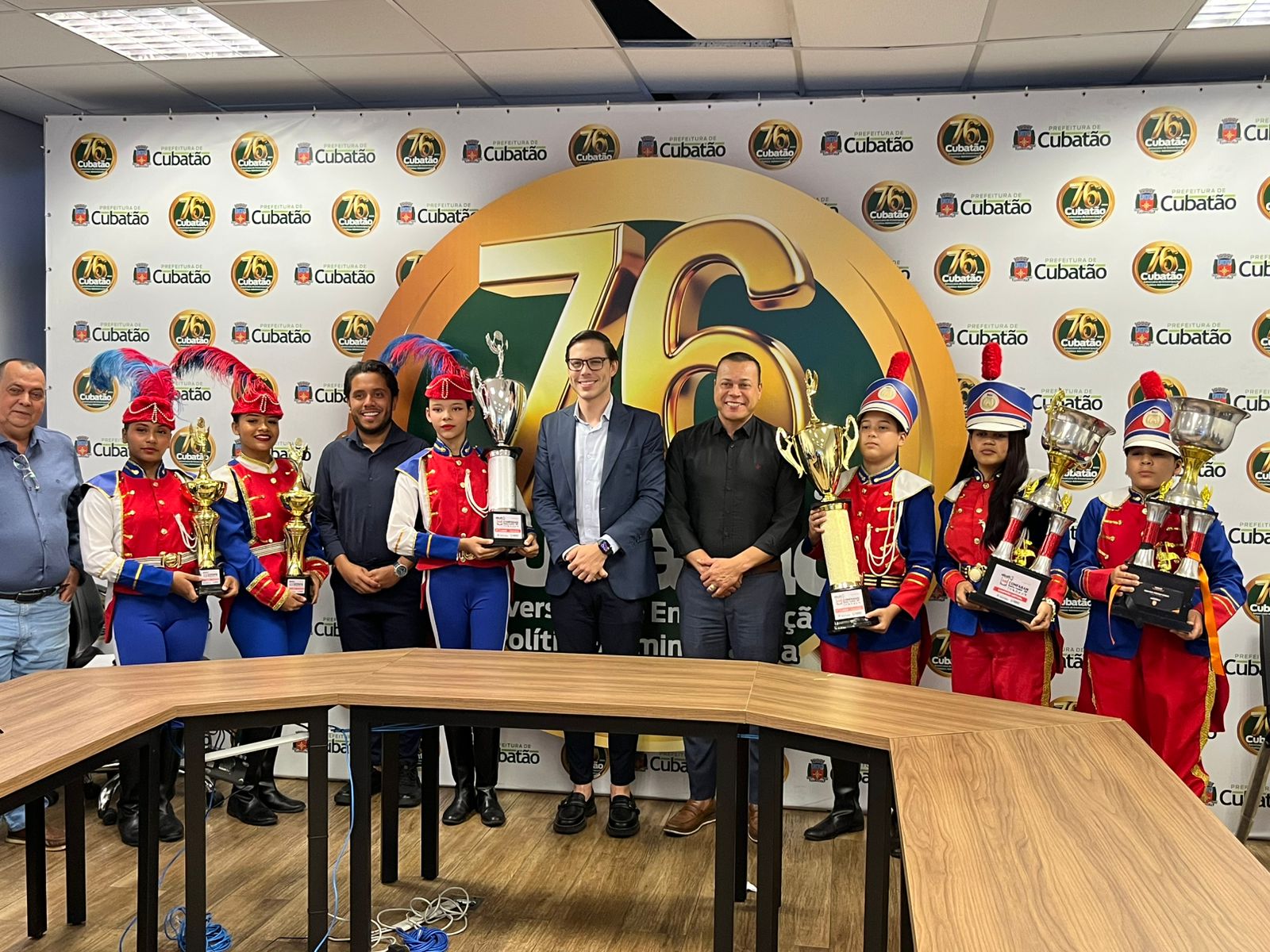 Guilherme Amaral participa de evento em homenagem à banda da UME Padre José de Anchieta