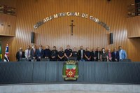 Por iniciativa de Carioca, Guarda Civil Municipal de Cubatão recebe moção de aplausos