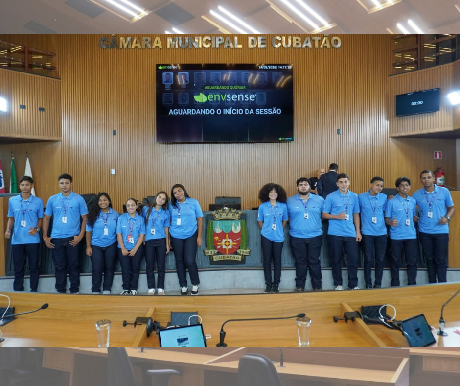 Responsabilidade social: Câmara tem nova equipe de aprendizes do CAMP Cubatão