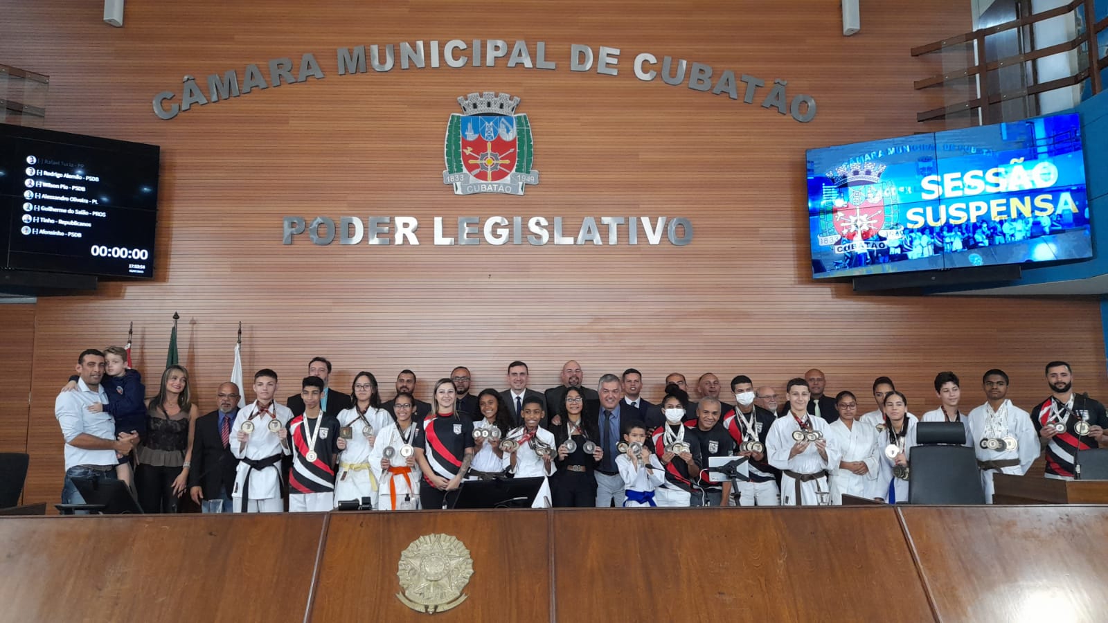 Sérgio Calçados apresenta moção de aplauso em homenagem à Associação Unidos do Caratê