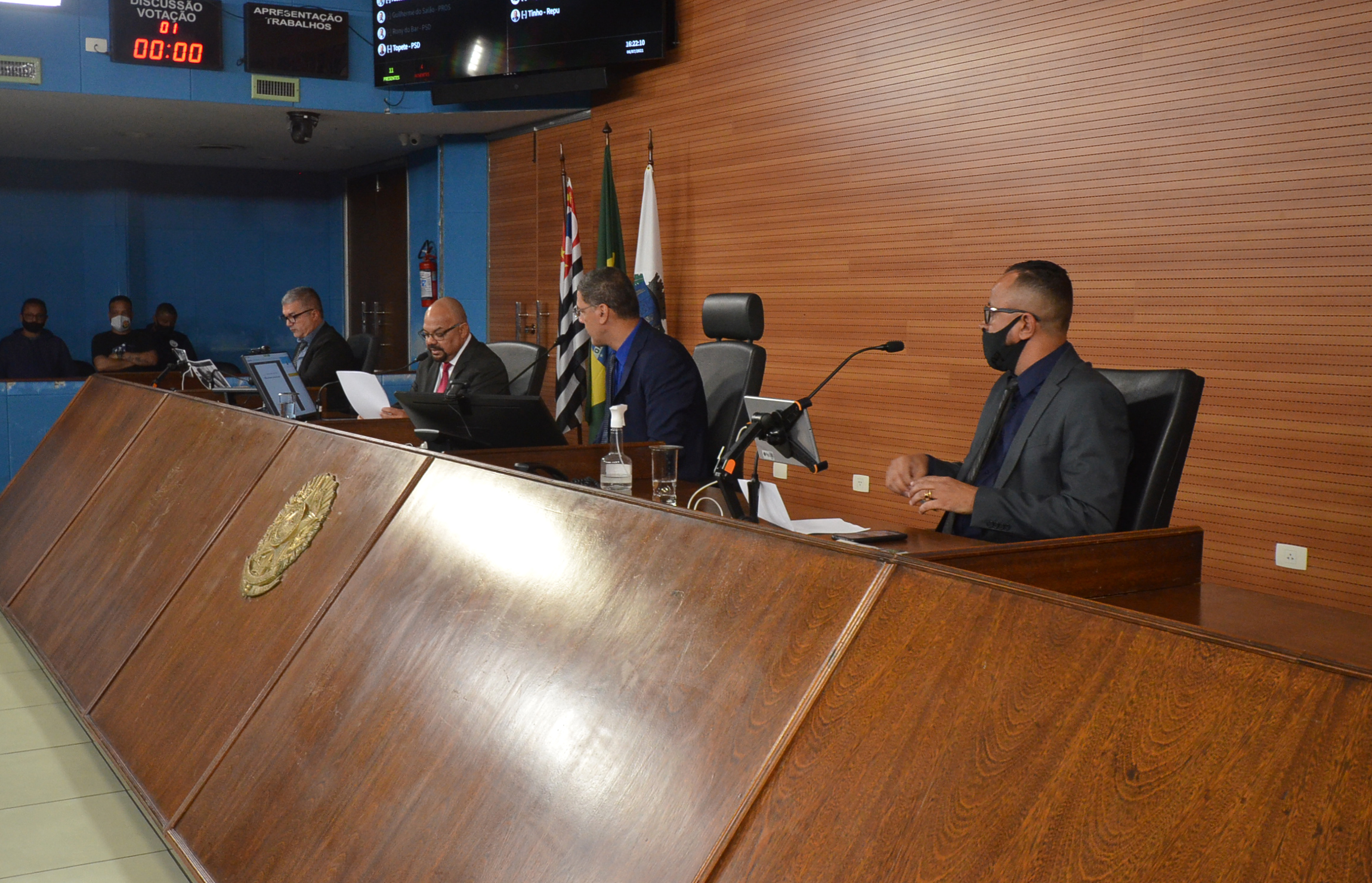 Sessão é encerrada em memória do presidente da Câmara dos Vereadores de Guarujá