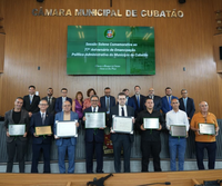 Sessão Solene celebra aniversário de Cubatão e presta homenagem a personalidades