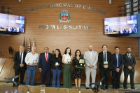 Solenidade exalta legado de Afonso Schmidt e homenageia profissionais da cultura