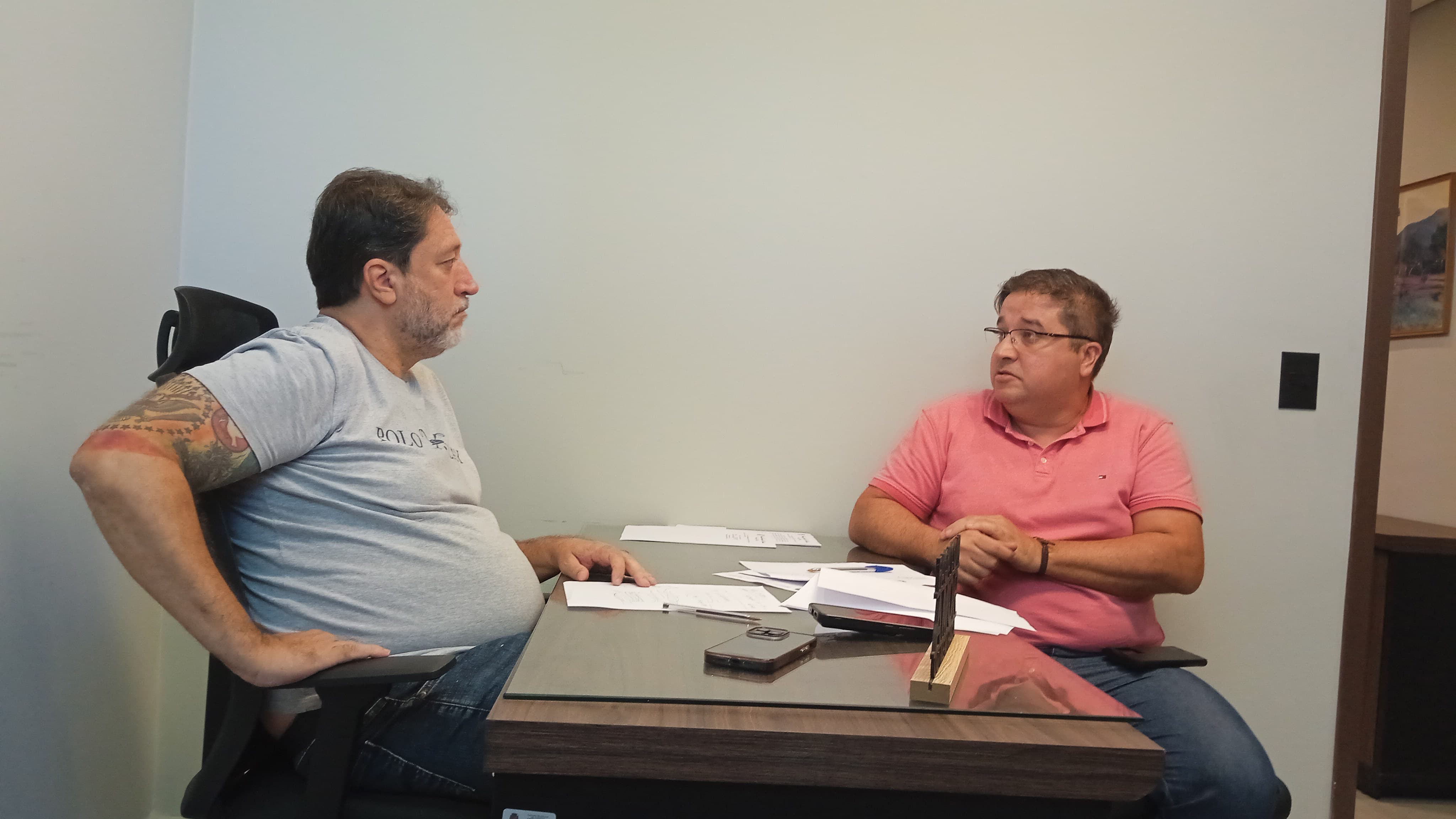 Vereador se reúne com secretário de Meio Ambiente para discutir melhorias na Água Fria